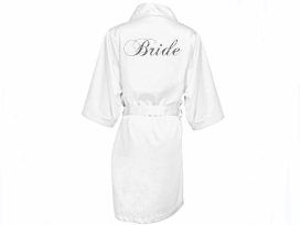 Satin Blank Robe - Adult size